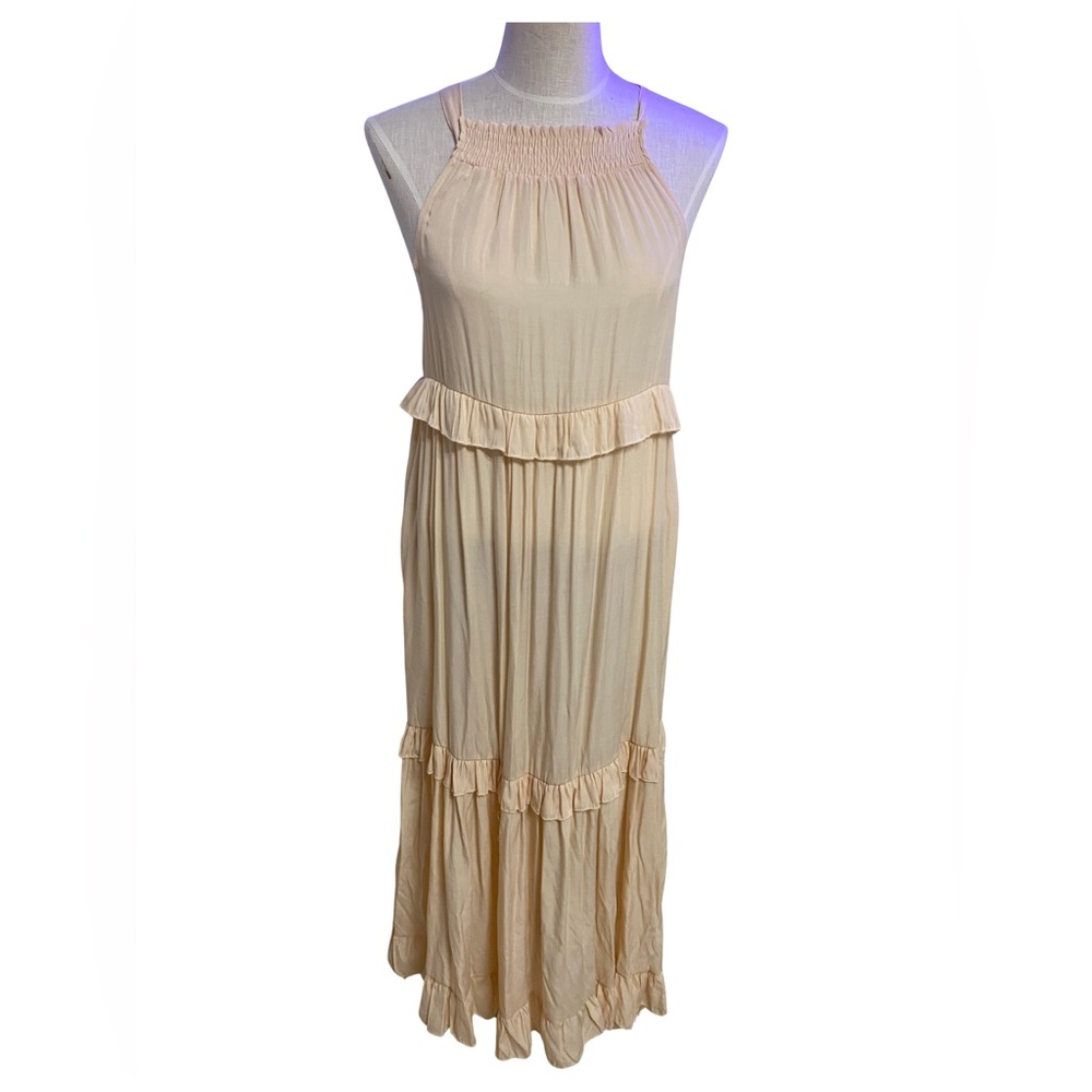 Blush Pink Flowy Rusticae Dress